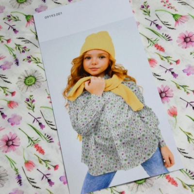 Baumwolle Flowers digital | offwhite